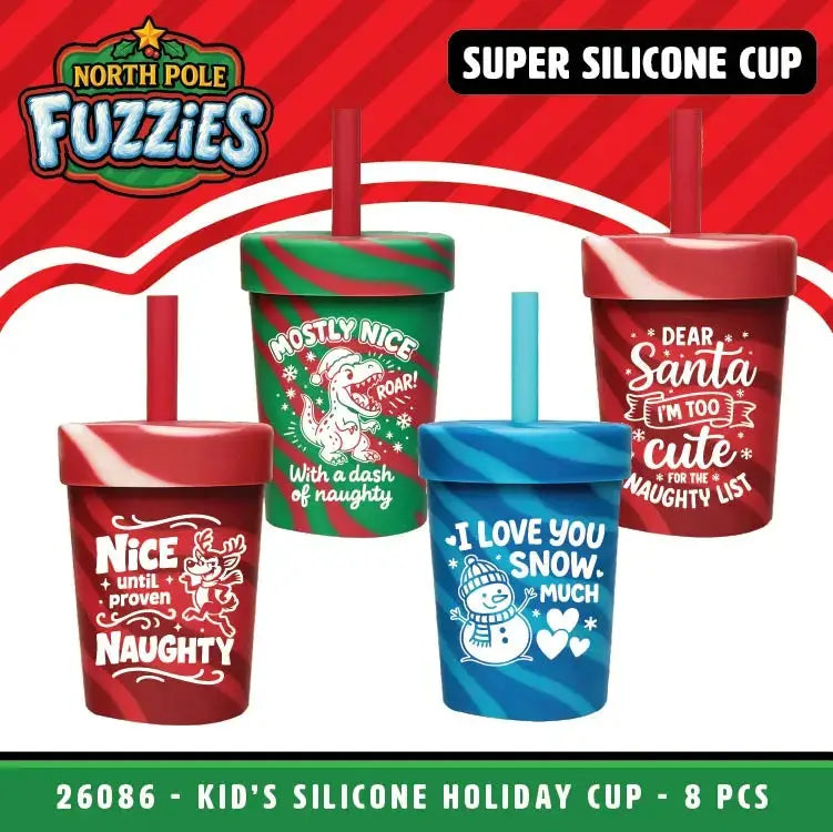 North Pole Fuzzies Yeti Gift Assortment Floor Display - 60 Pieces Per Retail Ready Display 88612 NOVELTY INC