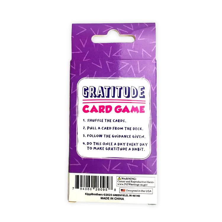 Gratitude Playing Cards - Store Surplus No Display - 12 Pieces Per Pack 26095L STORE SURPLUS