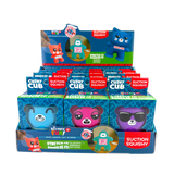 Emotional Support Suction Squishy - 12 Pieces Per Retail Ready Display 26106 WHOLESALE