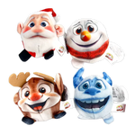 Christmas Plush Squeeze Poopin Pal Toy - 12 Pieces Per Retail Ready Display 26109 WHOLESALE