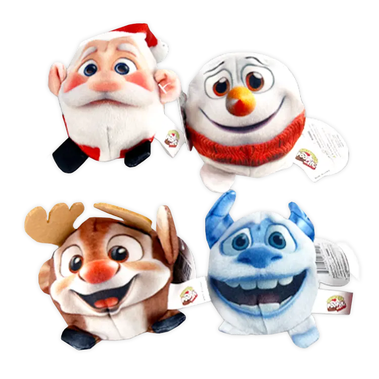 Christmas Plush Squeeze Poopin Pal Toy - Store Surplus No Display - 12 Pieces Per Pack 26109L STORE SURPLUS