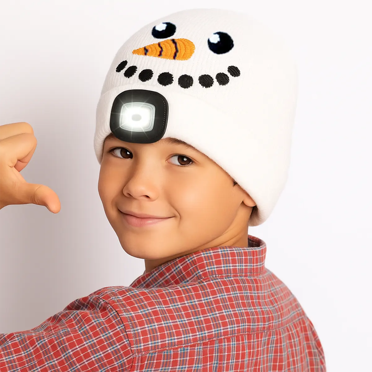 Christmas LED Light Hat 6 Pieces Per Retail Ready Display 26111 WHOLESALE