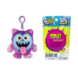 Hugly Monster Plush Keychain - Store Surplus No Display - 12 Pieces Per Pack 26614L