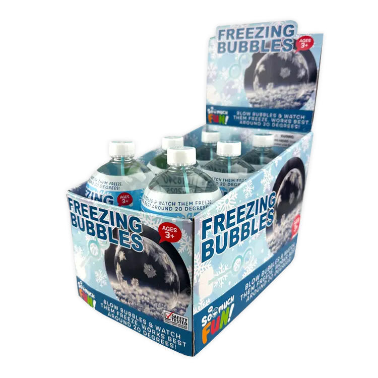 Freezing Icy Bubbles - 12 Pieces Per Retail Ready Display 26154 WHOLESALE