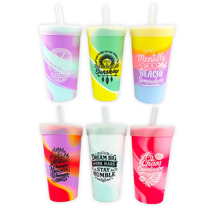 Silicone 22oz Silicone Cup C - 6 Pieces Per Retail Ready Display 26164 WHOLESALE