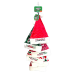 Christmas Santa Winter Hat with Merchandising Hang Strip - 6 Pieces Per Pack 26168 NOVELTY INC