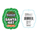 Christmas Santa Winter Hat with Merchandising Hang Strip - 6 Pieces Per Pack 26168 NOVELTY INC