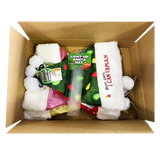 Light Up Christmas Santa Winter Hat with Merchandising Hang Strip - 6 Pieces Per Pack 26170 WHOLESALE