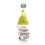 Light Up Christmas Santa Winter Hat with Merchandising Hang Strip - 6 Pieces Per Pack 26170 WHOLESALE