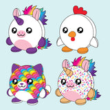 Smoosh Pets Plush - 12 Pieces Per Retail Ready Display 26180
