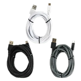 Charging Cable USB-A-to-USB-C 9FT - 6 Pieces Per Retail Ready Display 26183 WHOLESALE