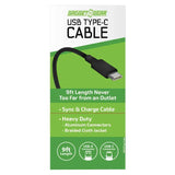 Charging Cable USB-A-to-USB-C 9FT - 6 Pieces Per Retail Ready Display 26183 WHOLESALE