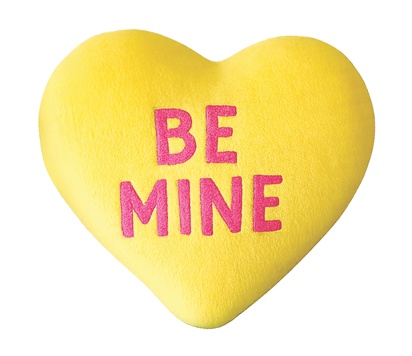Plush Bag of Conversation Hearts - 6 Pieces Per Retail Ready Display 26255 NOVELTY INC