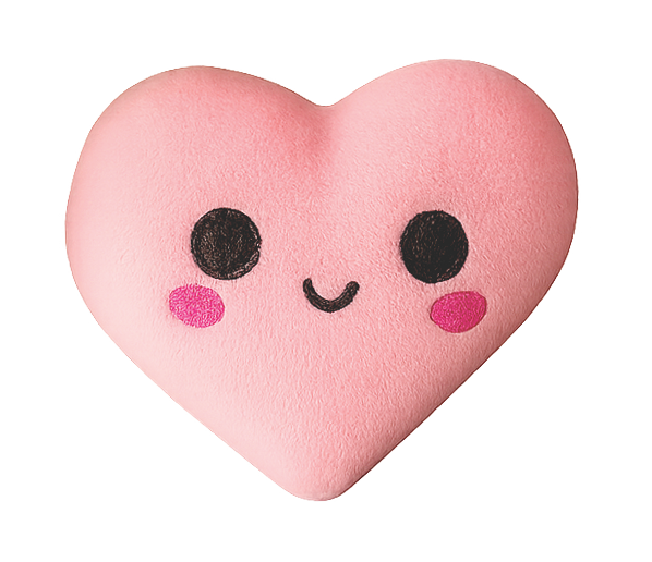 Plush Bag of Conversation Hearts - 6 Pieces Per Retail Ready Display 26255 NOVELTY INC