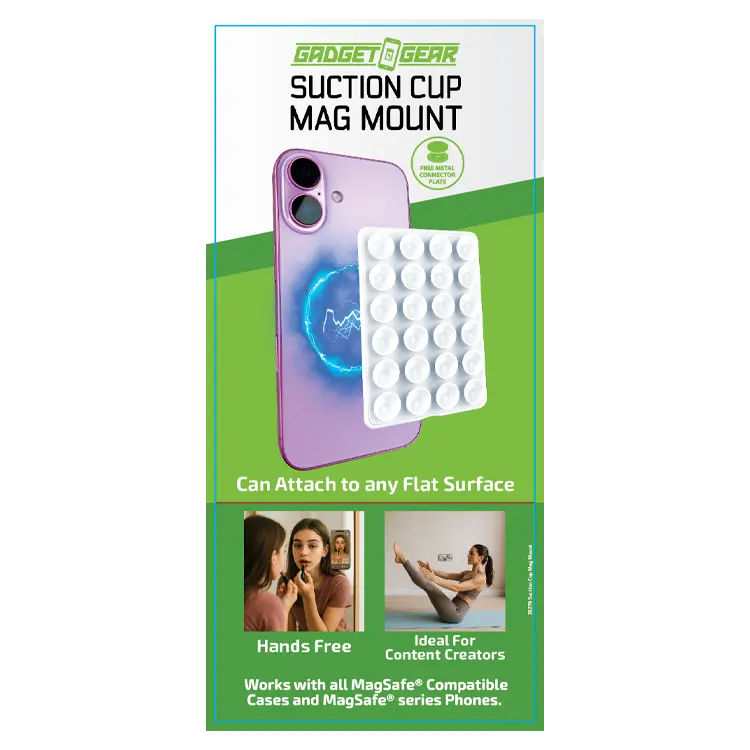 Suction Cup Magnetic Mount - 6 Pieces Per Retail Ready Display 26279 WHOLESALE