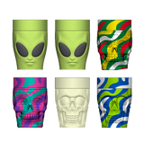 Silicone Glow in the Dark Butt Bucket Ashtray - Store Surplus - 6 Pieces Per Pack 26335L