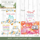 Mothers Day For Mom with Love Assortment Floor Display - 86 Pieces Per Retail Ready Display Kit 88624 NOVELTY INC