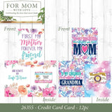 Mothers Day For Mom with Love Assortment Floor Display - 86 Pieces Per Retail Ready Display Kit 88624 NOVELTY INC
