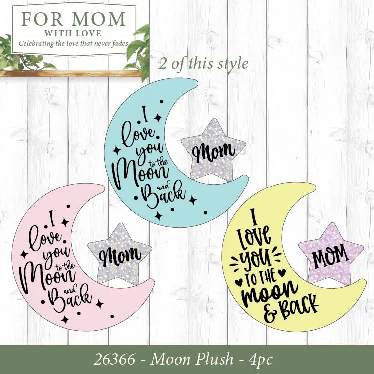 Mothers Day For Mom with Love Assortment Floor Display - 86 Pieces Per Retail Ready Display Kit 88624 NOVELTY INC