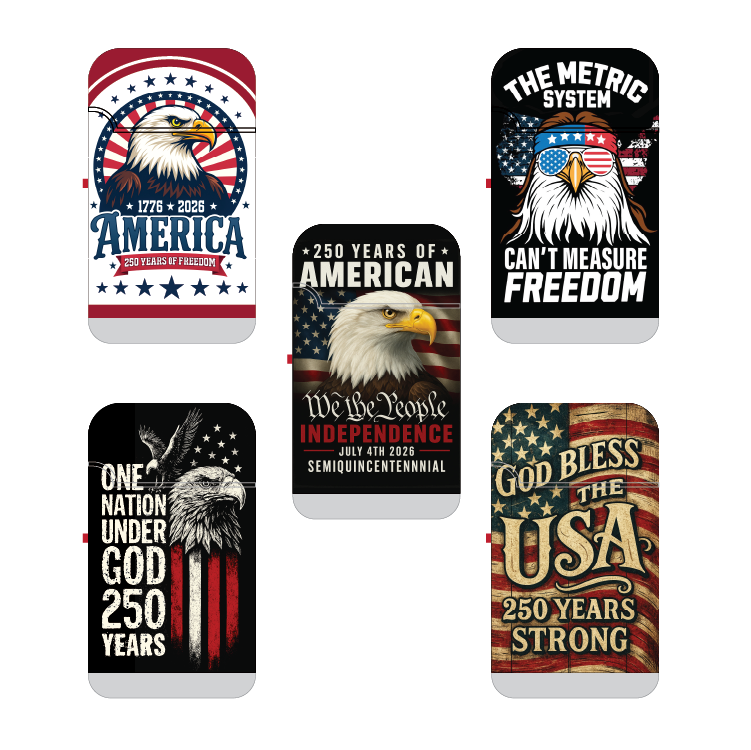 Patriotic USA 250 Dual Torch Lighter - 15 Pieces Per Retail Ready Display 26420 SMOKEZILLA