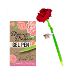 Bloom and Blossom Rose Gel Pen - Store Surplus No Display - 12 Pieces Per Pack 26427L
