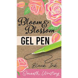 Bloom and Blossom Rose Gel Pen - Store Surplus No Display - 12 Pieces Per Pack 26427L