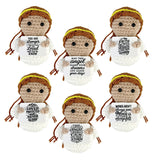 Emotional Support Keepsake Crochet Plush Angels - 6 Pieces Per Retail Ready Display 26440
