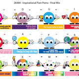 Emotional Support Little Inspiration Pals - Store Surplus No Display - 18 Pieces Per Pack 26484L