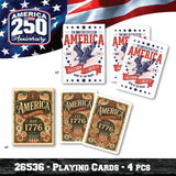 Patriotic USA 250 Floor Display - 78 Pieces Per Retail Ready Display Kit 88626 NOVELTY INC