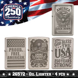 Patriotic USA 250 Floor Display - 58 Pieces Per Retail Ready Display Kit 88627