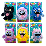 Hugly Monster Plush Keychain - Store Surplus No Display - 12 Pieces Per Pack 26614L