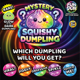 Fun Doh Squishy Mystery Dumpling Toy - 12 Pieces Per Retail Ready Display 26726