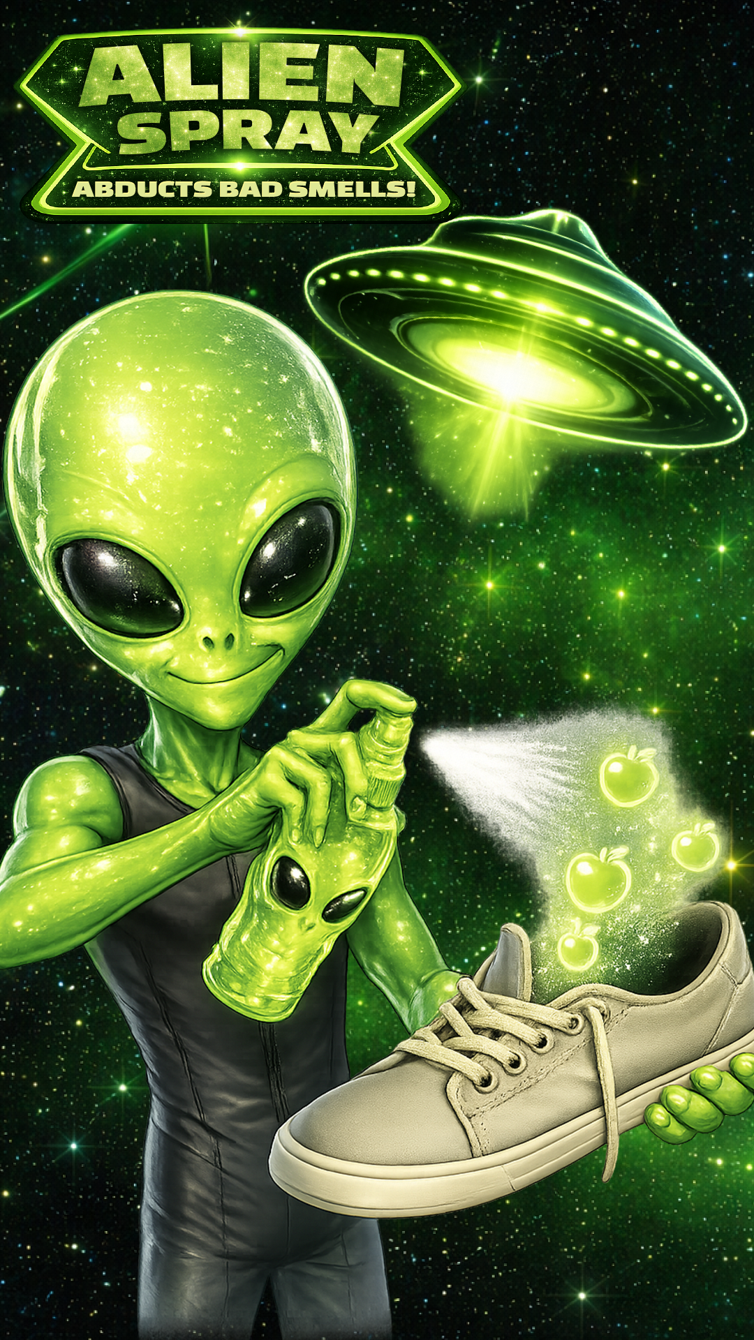 Alien Per Air Freshener Alien Odor Spray - 12 Pieces Per Retail Ready Display 26 ...