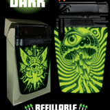 Glow in The Dark Cig Pack Lighter B - 12 Pieces Per Retail Ready Display 26650