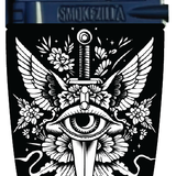 Glow in The Dark Cig Pack Lighter B - 12 Pieces Per Retail Ready Display 26650