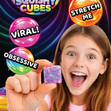 Fun Doh Mini Squishy Cube 2-Pack Set - 12 Sets Per Retail Ready Display 26673