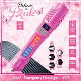 Emergency Flashlight - Store Surplus No Display - 3 Pieces Per Pack 26687L