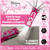 8-in-1 Pocket Toolkit - Store Surplus No Display - 4 Pieces Per Pack 26692L