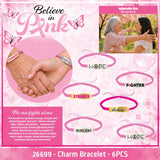 Charm Bracelet - Store Surplus No Display - 6 Pieces Per Pack 26699L