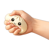 Fun Doh Slow Rise Mystery Dumpling Squish Toy - 12 Pieces Per Retail Ready Display 26724