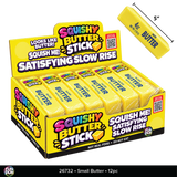 Slow Rise Small Butter Squishy - 12 Pieces Per Retail Ready Display 26732