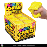 Slow Rise Cheese Squishy - 12 Pieces Per Retail Ready Display 26733