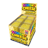 Slow Rise Cheese Squishy - 12 Pieces Per Retail Ready Display 26733