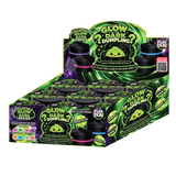 Fun Doh Squishy Glow-in-the-Dark Mystery Dumpling Black Streamer Toy - 12 Pieces Per Retail Ready Display 26788