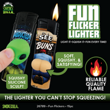 Fun Flicker Lighters - Store Surplus No Display - 12 Pieces Per Pack 26789L