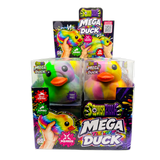 Fun Doh SquishZilla Mega Squishy Tie Dye Duck - 8 Pieces Per Retail Ready Display 26811