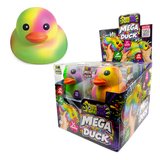 Fun Doh SquishZilla Mega Squishy Tie Dye Duck - 8 Pieces Per Retail Ready Display 26811