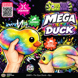 Fun Doh SquishZilla Mega Squishy Tie Dye Duck - Store Surplus No Display - 8 Pieces Per Pack 26811L