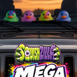 Fun Doh SquishZilla Mega Squishy Tie Dye Duck - Store Surplus No Display - 8 Pieces Per Pack 26811L