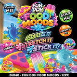 Fun Doh Food Moods Snack Attack - Store Surplus No Display - 12 Pieces Per Pack 26840L